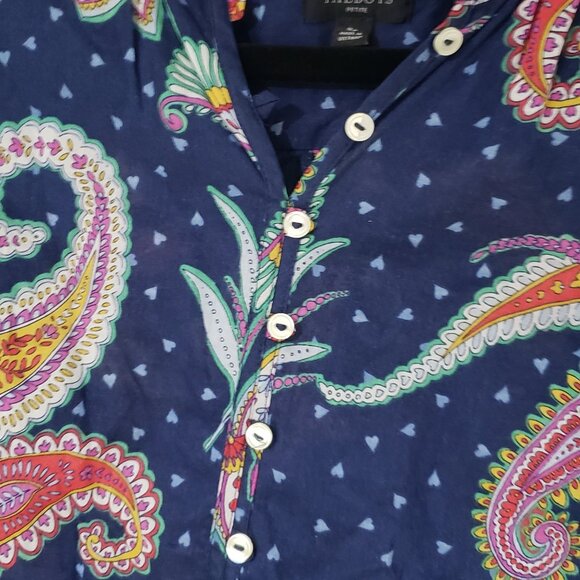 Talbots Business Paisley Top SP - Picture 4 of 11